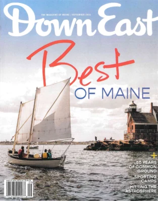 Tim Pond Camps featured in Down Easy Magazine september 2026 maine new england